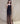 Black And Rose Gold Sequin Western Dress With A Slit