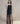 Black And Rose Gold Sequin Western Dress With A Slit
