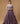 Dark Lavender Satin Handwork Dress