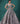 Mettalic Grey Organja Handwork Ball Gown