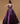 Purple Wine Organja Handwork Ball Gown