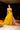 Yellow Aplique Work Crop Top Lehenga